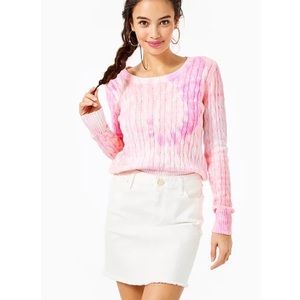 Lilly Pulitzer Kooper Denim Skirt 00